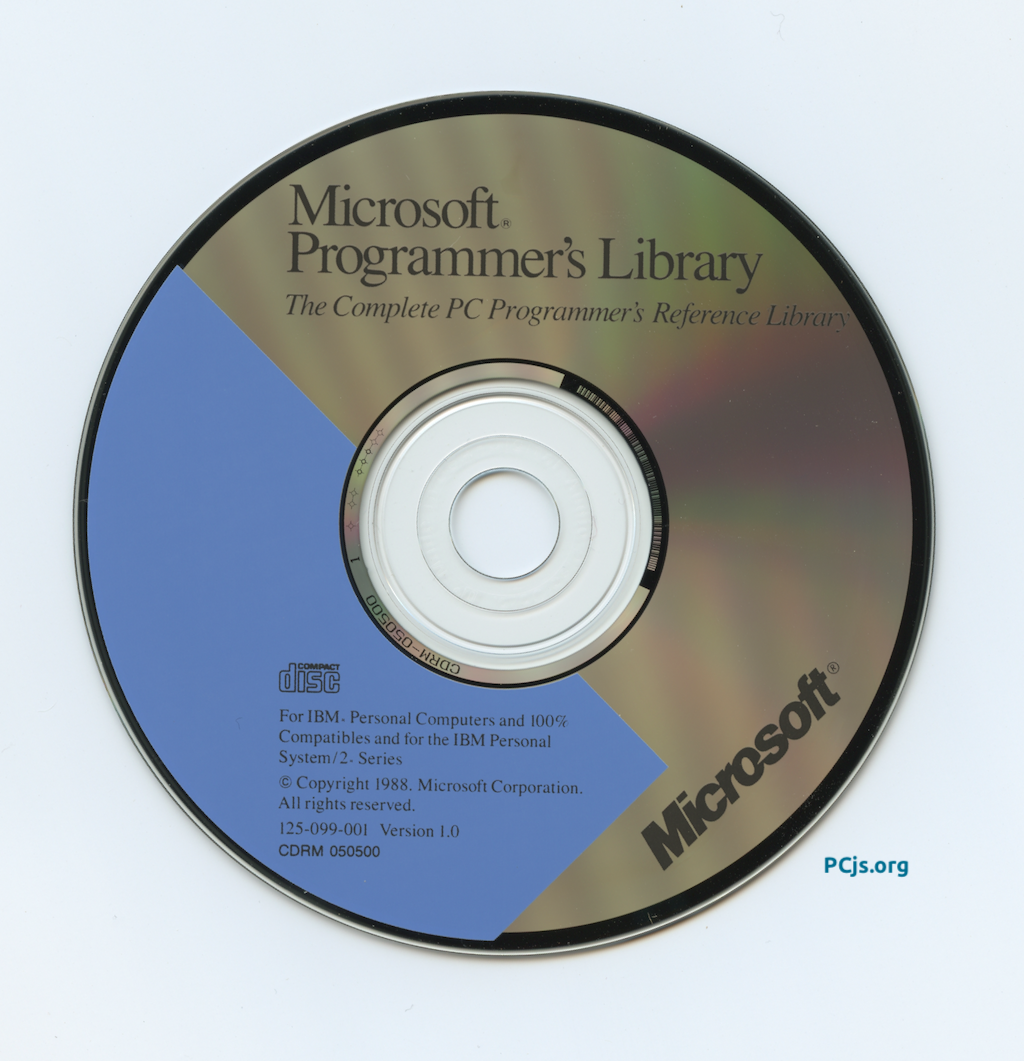 Microsoft Programmer's Library 1.0